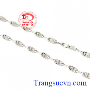 Dây chuyền nữ vàng ý 18k mới