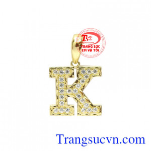 Mặt dây chữ K chất lượng sẽ là món quà ý nghĩa, xinh đẹp để dành tặng cho người thân, bạn bè.