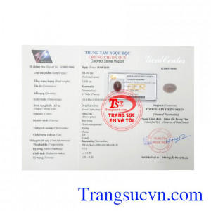 Viên Tourmalin hộ mệnh