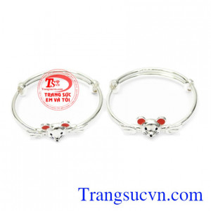 Vòng bạc trẻ em tuổi Tý