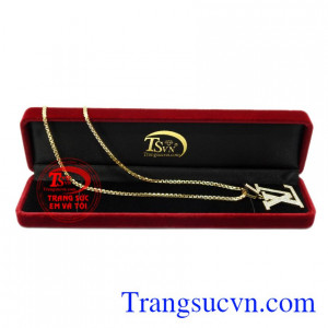 Bộ mặt dây vàng thời thượng