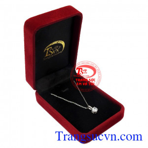 Bộ trang sức nữ vàng trắng dịu dàng