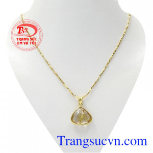 Bộ trang sức thạch anh tóc tài lộc