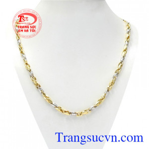 Dây chuyền nam thịnh vượng được chế tác theo công nghệ cao, vàng chất lượng.