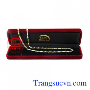 Dây chuyền nam vàng nhập khẩu tận tình, chu đáo.