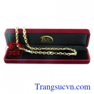 Dây chuyền vàng nam phong độ cá tính.