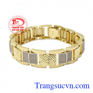 Lắc nam vàng thời thượng là sản phẩm được thiết kế theo công nghệ 3D hiện đại nhất,Lắc nam vàng thời thượng