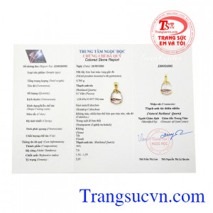 Mặt thạch anh tóc cao quý