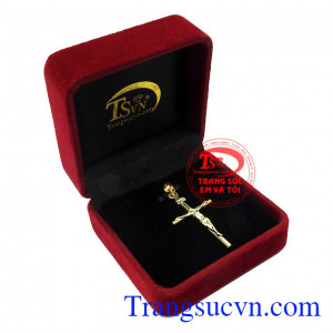 Mặt Thánh Giá Chúa-Vàng 10k