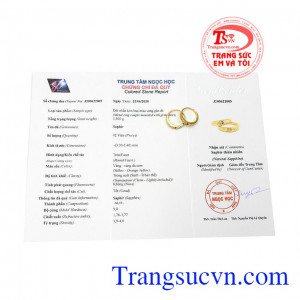Nhẫn cưới saphir thủy chung mang niềm hy vọng vào cuộc sống hôn nhân hạnh phúc, bền chặt.