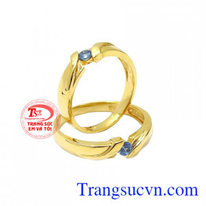 Nhẫn cưới topaz uyên ương với từng đường nét tinh tế, sang trọng khiến cho ngày cưới của bạn trở nên hoàn hảo hơn. 