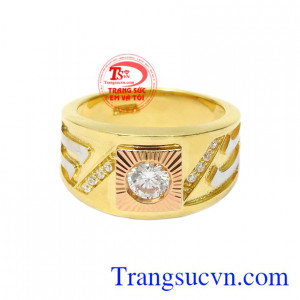 Với kiểu chế tác đầy tinh tế từ vàng màu, vàng trắng và vàng hồng.