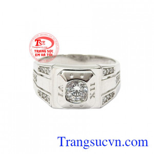 Nhẫn nam vàng trắng công tử mang đến một sản phẩm hoàn hảo cho người dùng.