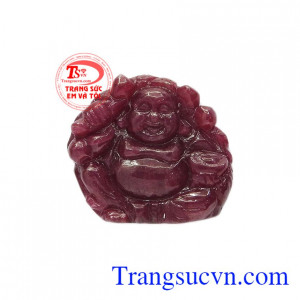 Phật di lặc ruby thiên nhiên hoan hỉ