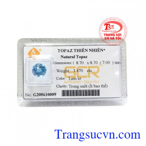 Viên đá Topaz cát tường