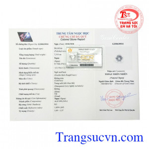 Sản phẩm mang lại vẻ đẹp nổi bật cùng nhiều công dụng tốt từ sức khỏe đến phong thủy cho cả nam lẫn nữ ở mọi lứa tuổi. Viên topaz trắng ngôi sao