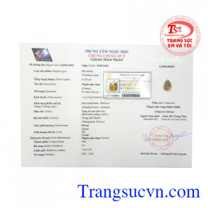 Sản phẩm hợp phong thủy, thích hợp cho người mệnh thổ và mệnh kim. Viên thạch anh vàng đẳng cấp