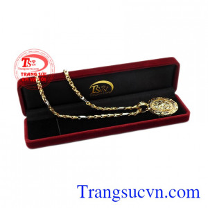 Bộ mặt dây Medusa huyền thoại 10k