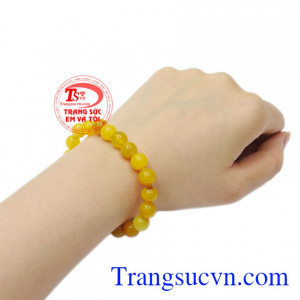 Chuỗi mã não vàng 8 ly chất lượng, giao hàng trên toàn quốc.