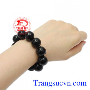 Chuỗi tay mã não đen 15 ly giao hàng nhanh trên toàn quốc.