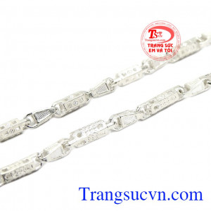 Nhắc đến lộc phát thì ai cũng mong muốn có được. Dây chuyền bạc nam lộc phát