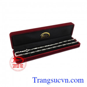 Dây chuyền bạc phái mạnh cá tính đảm bảo chất lượng.