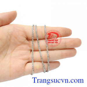 Dây chuyền bạc trang nhã