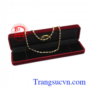 Sản phẩm bảo hành uy tín, giao hàng toàn quốc. Dây chuyền nam vàng thành đạt