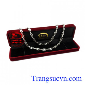 Dây vàng trắng Italy 18k chất lượng