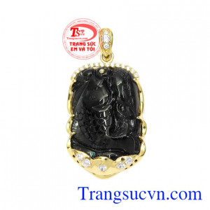 Mặt cá chép ngậm ngọc tài lộc