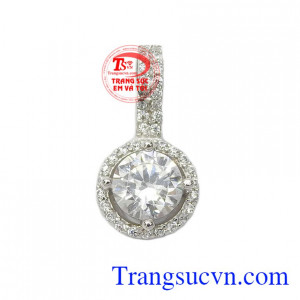 Mặt dây vàng trắng cá tính 10k nhập khẩu Korea cao cấp là sự lựa chọn tuyệt vời cho chính bạn