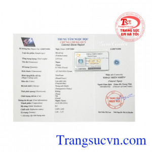Đây sẽ là món quà vô cùng ý nghĩa và may mắn dành cho người thương và bạn bè. Viên Topaz cát tường thanh toán an toàn.