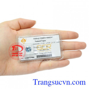 Trong phong thủy, đá Topaz mang đến những nguồn năng lượng tích cực, điềm lành đến cho người sở hữu.