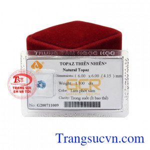 Đá Topaz có tác dụng rất tốt cho sức khỏe hỗ trợ điều trị các bệnh tâm lý, mắt.