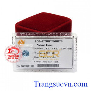 Đá Topaz là biểu tượng của sự thông minh, sắc đẹp, giúp xua đuổi những điều xấu, mang đến những năng lượng tích cực cho người sử dụng.