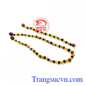 Bộ chuỗi hổ phách xinh xắn thanh toán an toàn.