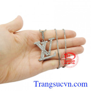 Bộ mặt dây vàng trắng đẳng cấp