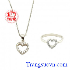 Bộ trang sức nữ yêu thương
