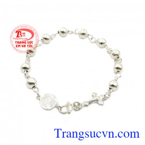 Chuỗi mân côi bạc đẹp,Chuỗi mân công được chế tác từ bạc