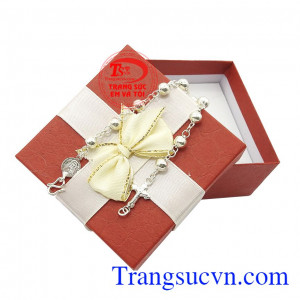 Chuỗi mân côi bạc đẹp giao hàng nhanh trên toàn quốc