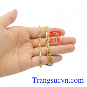 Dây chuyền vàng 10k kiểu Ý