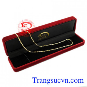 Dây chuyền vàng 10k kiểu Ý