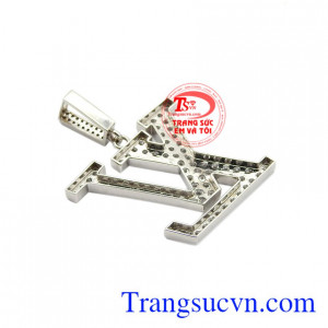 Mặt dây vàng trắng đẳng cấp sự lựa chọn hàng đầu cho các cánh mày râu.