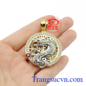 Mặt dây rồng uy quyền vàng 10k