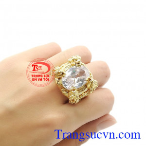 Chính vì vậy mà hình ảnh cá chép hóa rồng đã trở thành biểu tượng của sự may mắn, thành công và chiến thắng. Nhẫn nam cá chép hóa rồng