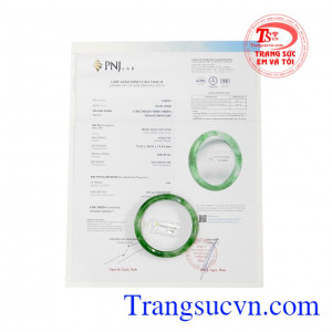 Vòng Ngọc miến điện có giấy kiểm định đá quý, giao hàng toàn quốc, thanh toán an toàn. 