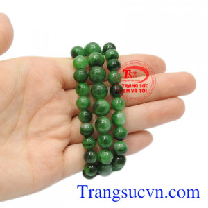 Chuỗi cổ cẩm thạch bình an có giấy kiểm định uy tín.