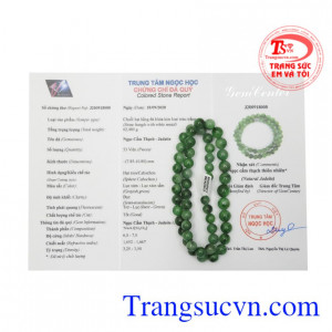 Chuỗi cổ cẩm thạch đại cát