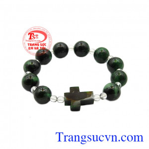 Chuỗi mân côi cẩm thạch bình an