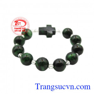 Chuỗi mân côi cẩm thạch bình an được lựa chọn tỉ mỉ từ những viên ngọc cẩm thạch chất lượng cao.